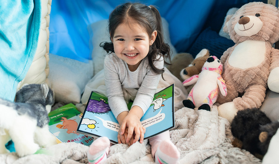 Girl Reading Book